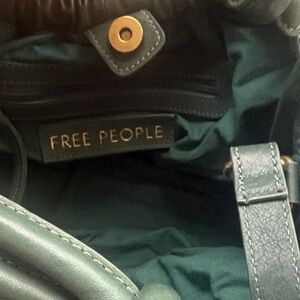 Free People Olive Green Shoulder Bag
